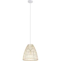 Eglo Lampe suspendue en osier Ayesgarth Ø 33 cm