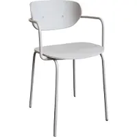 Hubsch Chaise De Salle À Manger Arch Gris Clair | 141905