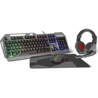 Speedlink SL-670305-BK LUNERA 4in1 Illuminated Gaming Set Gaming-Set kabelgebunden schwarz