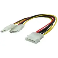 Shiverpeaks Molex 4-pin/2 x Molex 4-pin 0.15m