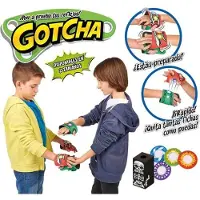 Halay Jeu de société Gotcha Pack Set - Jeu de réflexes avec 4 gants et des jetons pour des réactions rapides