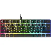 Speedlink SL-670014-BK Gaming Tastatur LETOS RGB, 60% Keyboard, schwarz retail