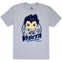 Funko POP! Dragon Ball Z And Short Sleeve T-shirt Vegeta Gris XL Enfants