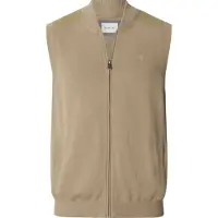 Babista Regular Fit Gilet en tricot marron, Unicolore