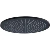 Paffoni bâton - hoofddouche, diamètre 23 cm, mat zwart (15 l/min)
