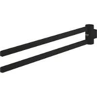 GROHE Porte-serviettes SELECTION 2 bras, pivotant phantom black