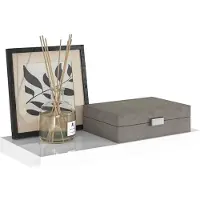 vidaXL Étagère murale flottante Blanc brillant 50x23x3,8 cm MDF