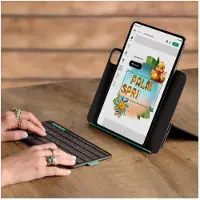 Logitech Flip Folio iPad Pro (2024) / iPad Air (2025) 11 Pouces Étui Clavier AZERTY