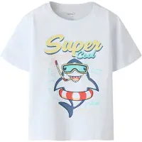 Name it T-Shirt 'NMMFymz' opal / jaune pastel / rouge cerise / blanc
