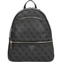 GUESS Sac à dos 'MANHATTAN II LARGE BACKPACK' gris basalte / noir