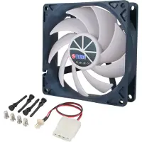 Titan TFD-9225H12ZP/KU(RB) Ventilateur 92x92x25mm série KUKRI avec PWM silencieux