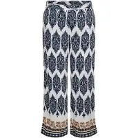 ONLY Pantalon 'CARHavana' marron / noir / blanc
