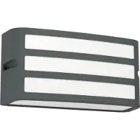 Eglo Lampe d'extérieur moderne Camarda anthracite - avec LED