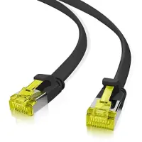 Helos Câble Réseau Cat6a U/ftp Awg32 Schwarz 15 M