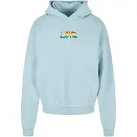 Mc Clothes Sweat-shirt 'Love Teddy' bleu clair / vert / noir