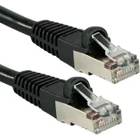 Lindy Câble patch Cat6A S/FTP PIMF LSOH noir 2.00m