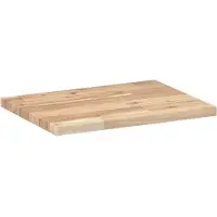 vidaXL Étagère flottante 60x30x2 cm bois d'acacia massif non traité