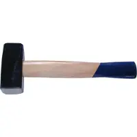 SW-Stahl 50203L Marteau-pilon 1500g I Marteau-pilon forgé avec manche en bois I Marteau-pilon 1,5kg poids de la tête I Marteau de tailleur de pierre petit I Marteau lourd 1500g