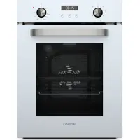Klarstein SmartSlim Four Encastrable 45 cm - 49 L, 9 Fonctions, Minuterie Numérique, Nettoyage à la Vapeur, Gril Ventilé, Classe Énergétique A, Verre Trempé Noir