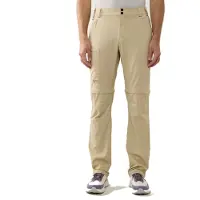 Haglöfs - Pantalon de randonnée résistant - Lite Standard Zip-Off II Pant M Chalk Beige pour Homme - Taille 52 FR