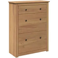 vidaXL Armoire à chaussures Panama 80x35x105 cm bois de pin massif