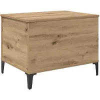 vidaXL Table basse en chêne Artisan 60 x 44,5 x 45 cm Bois composite