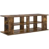 vidaXL Support TV Chêne fumé 96 x 35 x 33,5 cm