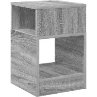 vidaXL Table D'appoint Gris Sonoma 30,5 X 30 X 45 Cm Bois D'ingénierie