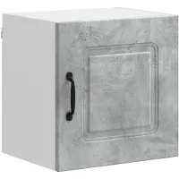 vidaXL Façade de lave-vaisselle Kalmar, gris béton, 40 x 31 x 40 cm