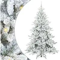 vidaXL Sapin de Noël Artificiel à Branches Articulées 210 cm PVC