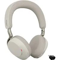 Jabra Evolve3 75 MS Link390c Casque de Bureau Sans Fil Gris