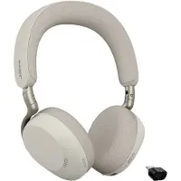 Jabra Evolve3 75 UC Link390c Casque de Bureau Sans Fil Gris