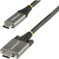 StarTech.com .com Câble USB-C 1m avec vis de sécurité 10Gbit/s - USB 3.1/3.2 Gen 2