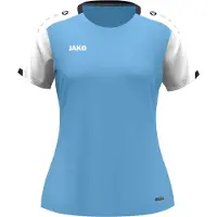 Jako T-shirt Dynamic pour femmes - 6170D, Couleur:bleu ciel/blanc/marine, Taille:XL (46/48)