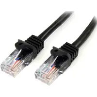 StarTech.com Câble réseau Cat5e UTP sans crochet- Cordon Ethernet RJ45 anti-accroc - M/M - cordon de raccordement - 2 m - noir