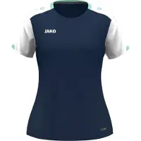 Jako T-shirt Dynamic pour femmes - 6170D, Couleur:marine/blanc/minze, Taille:L (42/44)