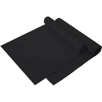 vidaXL Serviettes de sport 2 pcs Noir 140 x 70 cm