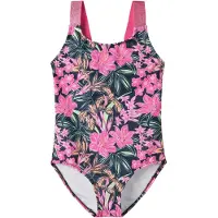 Name it Maillot de bain 'NKFZERIA' bleu foncé / vert clair / orange / rose clair