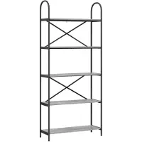 vidaXL Étagère Sonoma gris 80 x 30 x 183 cm Bois d'ingénierie