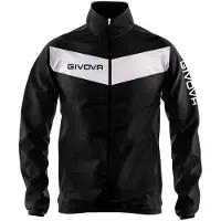 Givova Veste de sport Rain Nero-bianco Noir