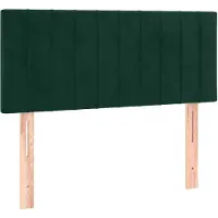 vidaXL Tête de lit vert foncé 100x5x78/88 cm velours