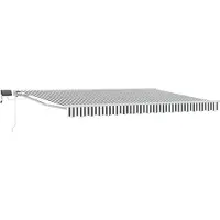 vidaXL Armature de store manuelle avec LED 4,5 x 3,5 m