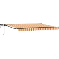 vidaXL Armature de store manuelle avec LED 4 × 3,5 m