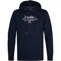 Petrol Industries Sweat-shirt bleu foncé / blanc