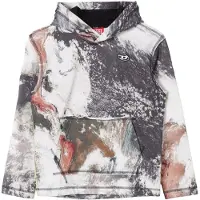 Diesel Sweat 'Felpa cappuccio multicolor per bambino' mélange de couleurs
