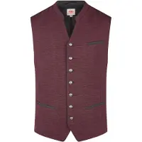 Spieth & Wensky Gilet folklorique 'Halbach' rouge foncé