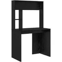 vidaXL Bureau Chêne noir 91 x 50 x 149 cm Bois d'ingénierie