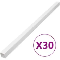 vidaXL Tuyaux d'installation 40x25 mm 30 m PVC
