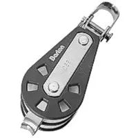 Barton Marine Poulie Double Pivotante T1 Avec Manille