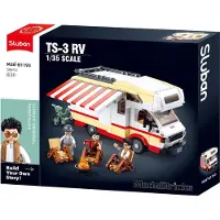 Sluban Model Bricks M38-B1193 Voiture résidentielle TS-3 à l'échelle 1:35